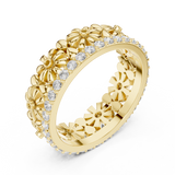 Gold Ring R42, Yellow Gold, view 2
