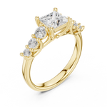 Gold Ring DDLR-703, Yellow Gold, view 2