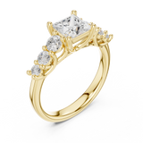 Gold Ring DDLR-703, Yellow Gold, view 2