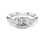 Gold Ring DDLR-034, White Gold, view 4