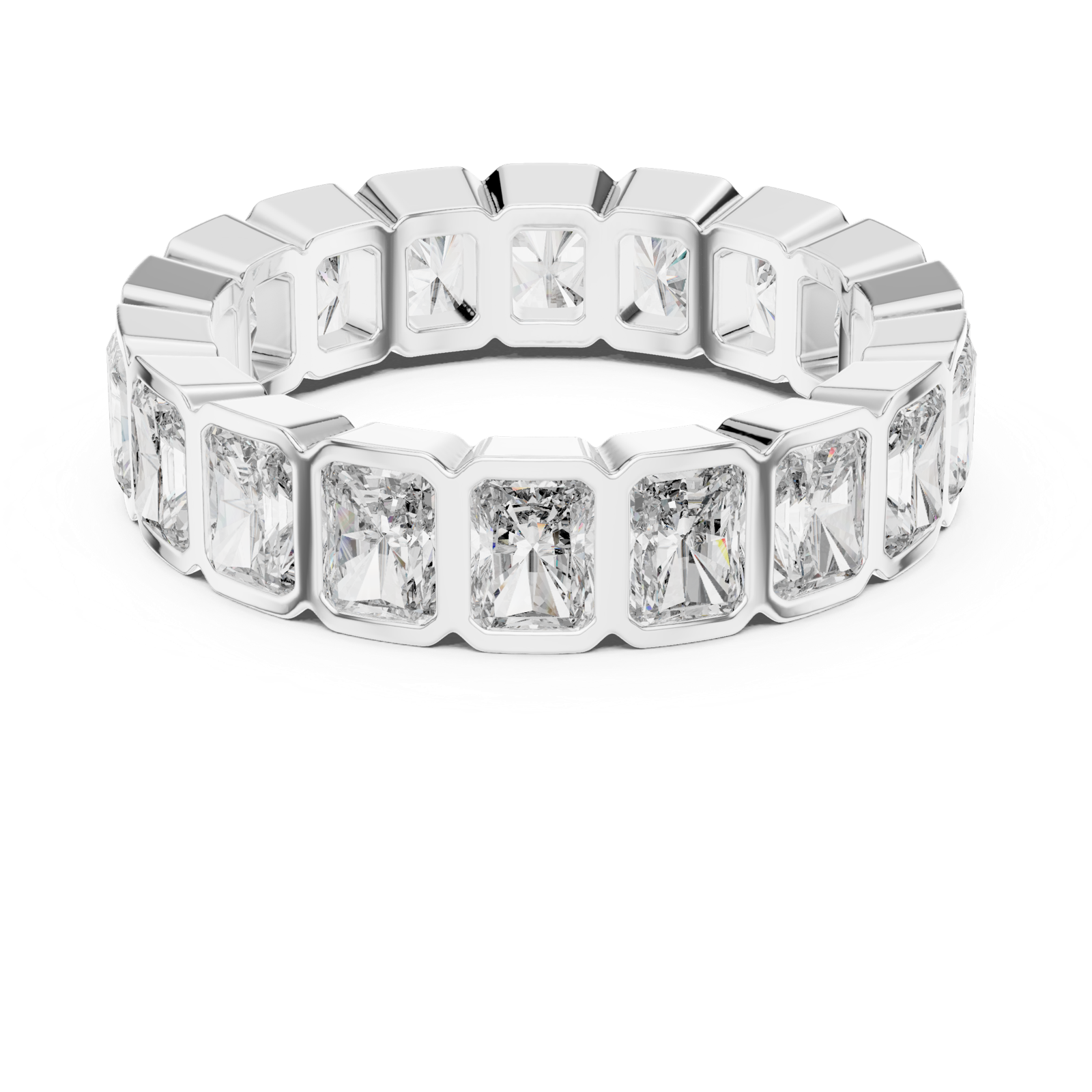 Gold Ring DDLR-222, White Gold, view 4