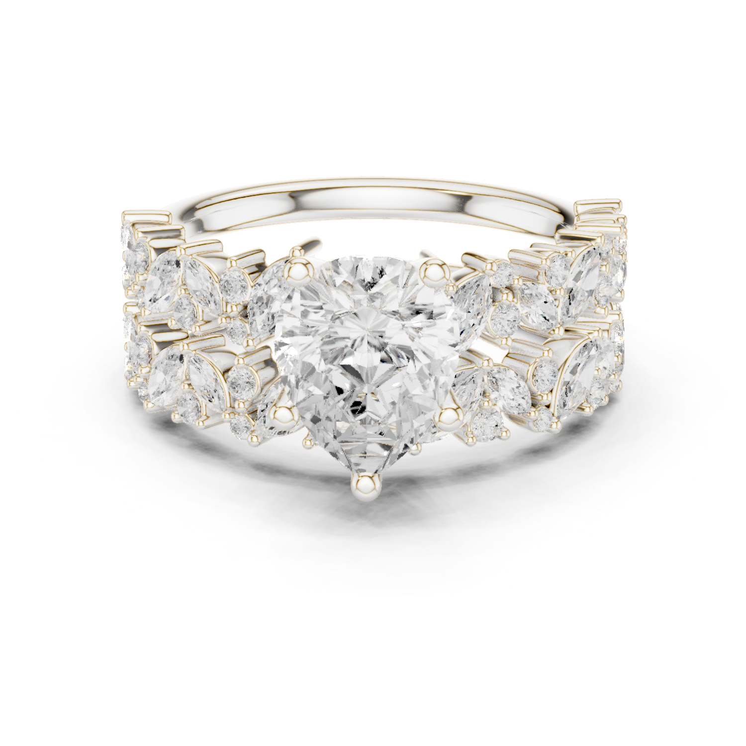 Gold Ring DDLR-944, White Gold