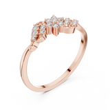 Gold Ring DR-6275, Rose Gold, view 2