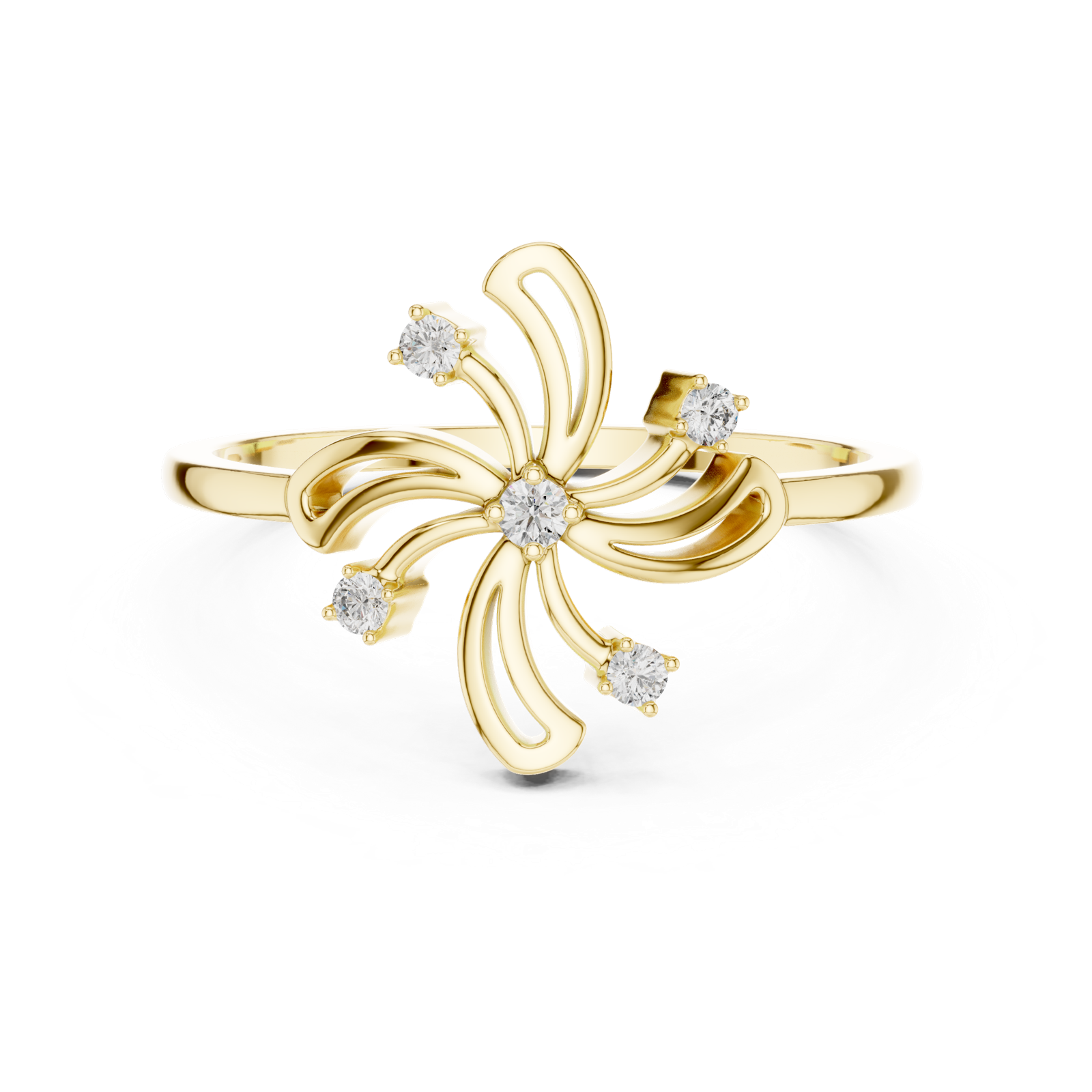 Gold Ring DR-6236, Yellow Gold