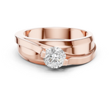 Gold Men's Ring GGR-0030, Rose Gold