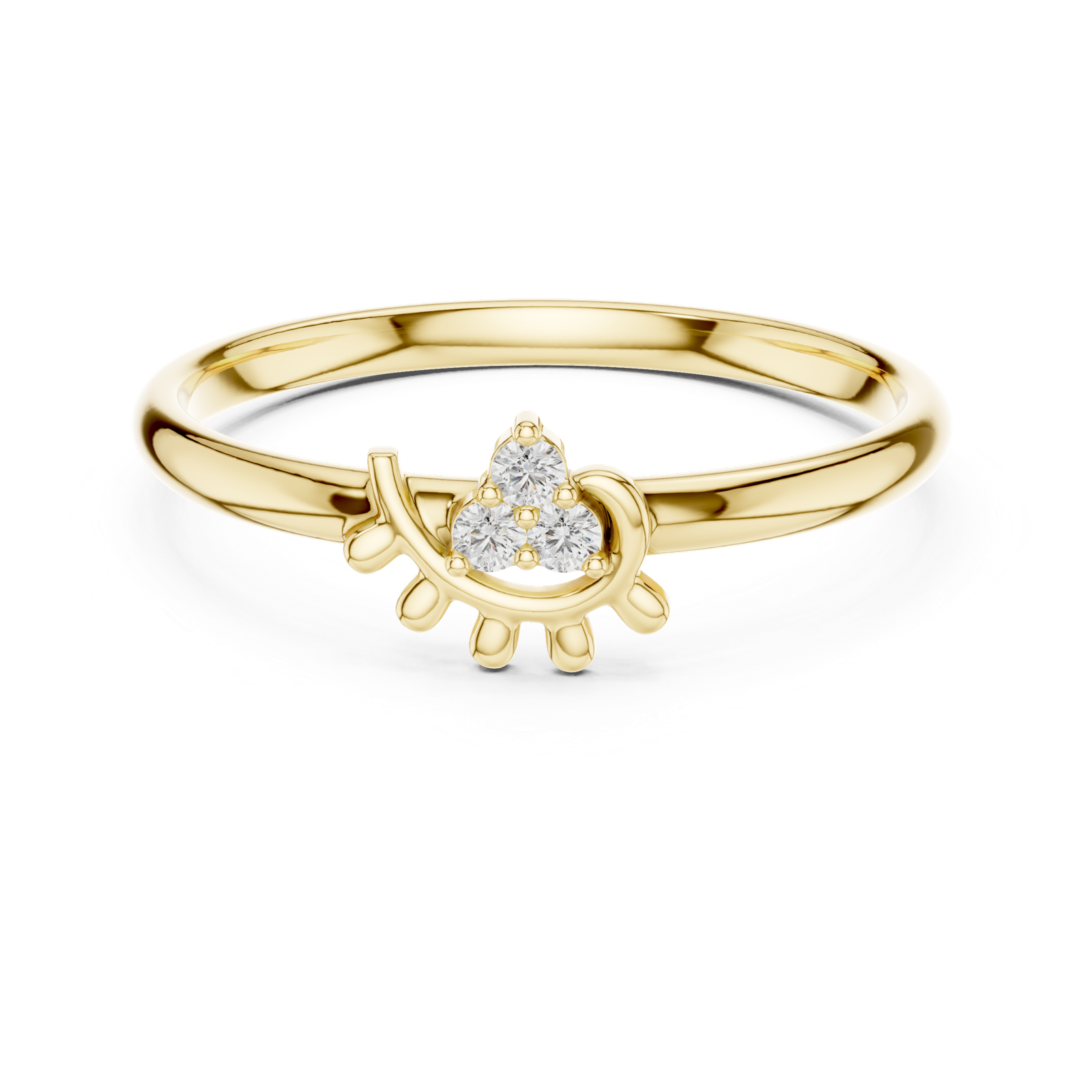 Gold Ring 1 (264), Yellow Gold, view 4