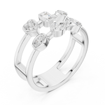 Gold Ring SBWR(16), White Gold, view 2