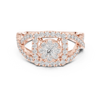 Gold Pendant 19-120030L, Rose Gold