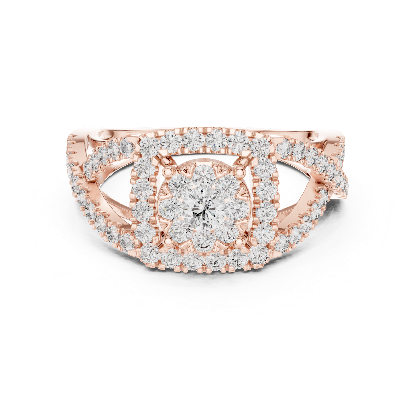 Gold Pendant 19-120030L, Rose Gold
