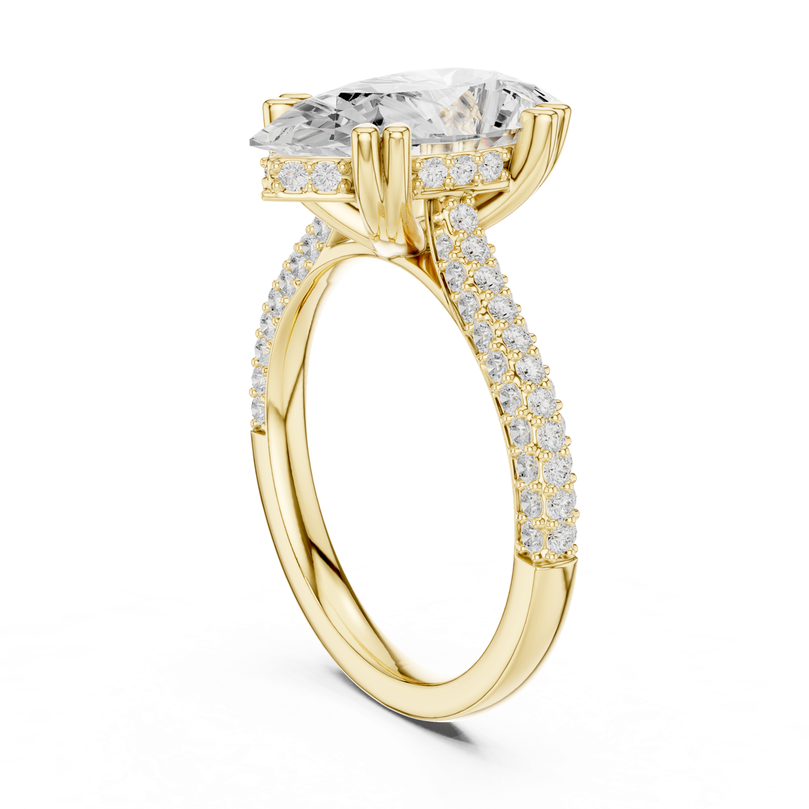 Gold Ring DDLR-957, Yellow Gold