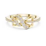 Gold Ring LR-01 (82), Yellow Gold, view 4