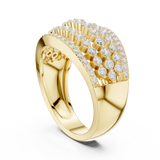Gold Ring DDLR-759, Yellow Gold, view 1