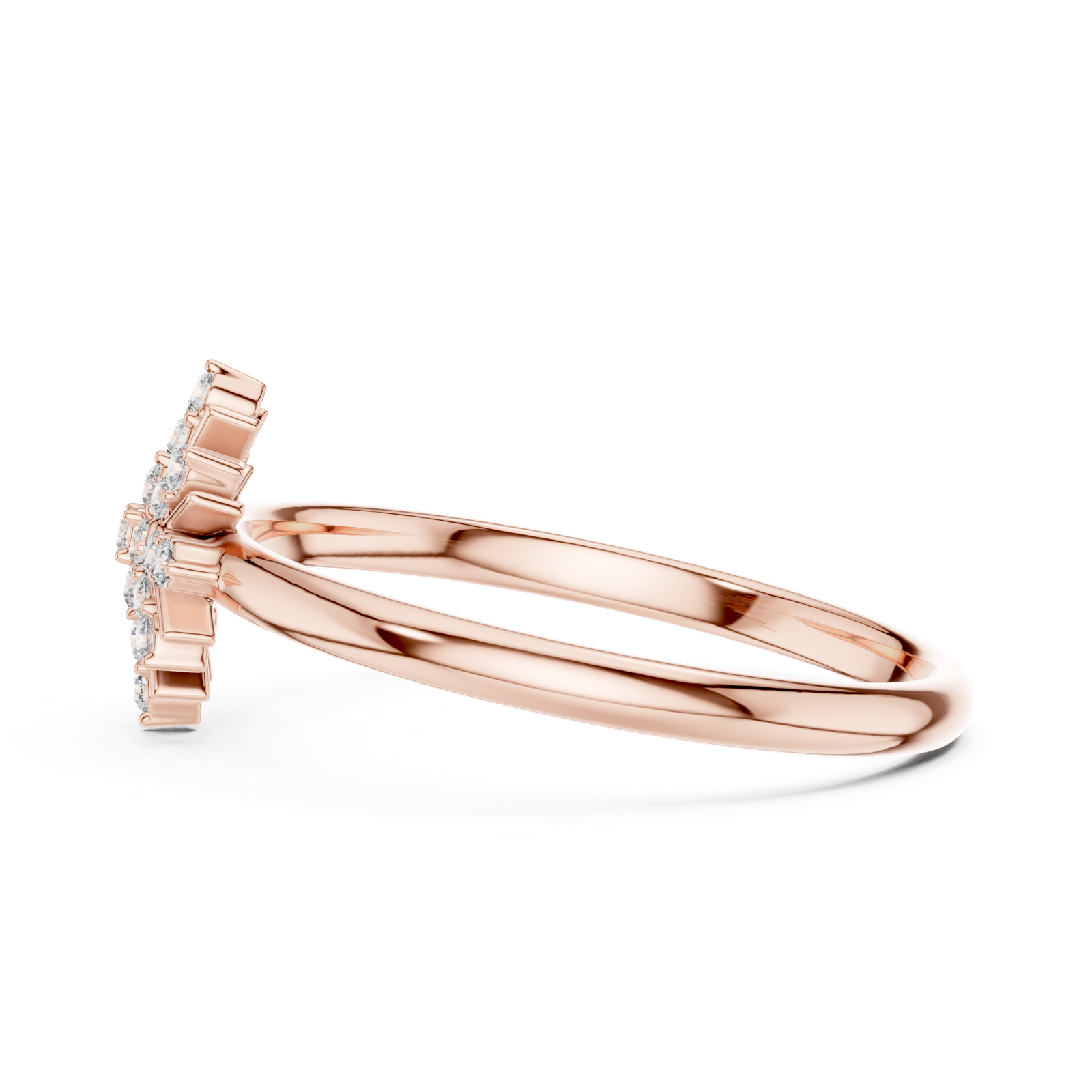 Gold Ring 1 (278), Rose Gold, view 3