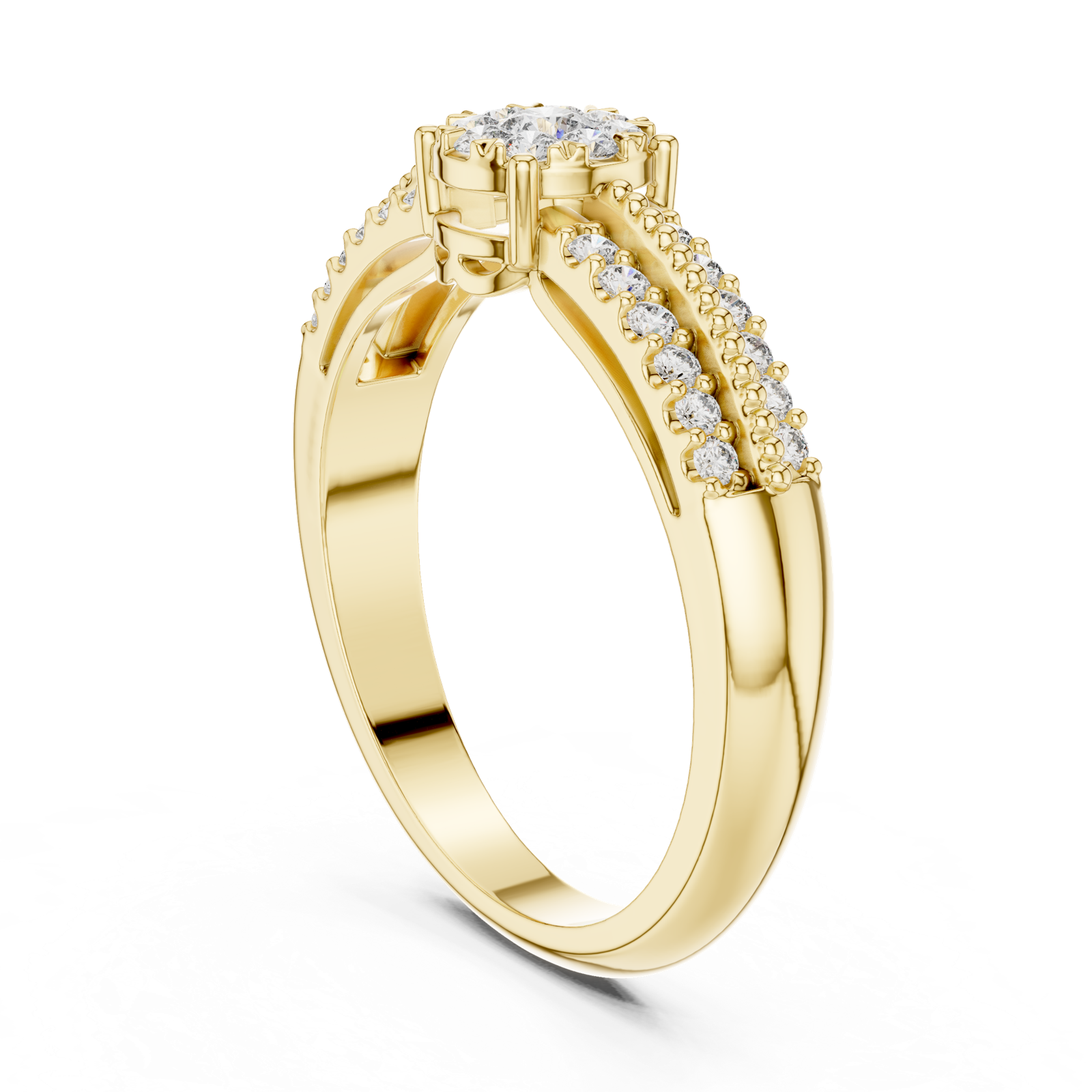 Gold Ring 19-120014L, Yellow Gold, view 1