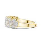 Gold Ring DDLR-246, Yellow Gold, view 3