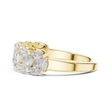 Gold Ring DDLR-246, Yellow Gold, view 3