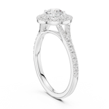Gold Ring LR-0254, White Gold, view 1