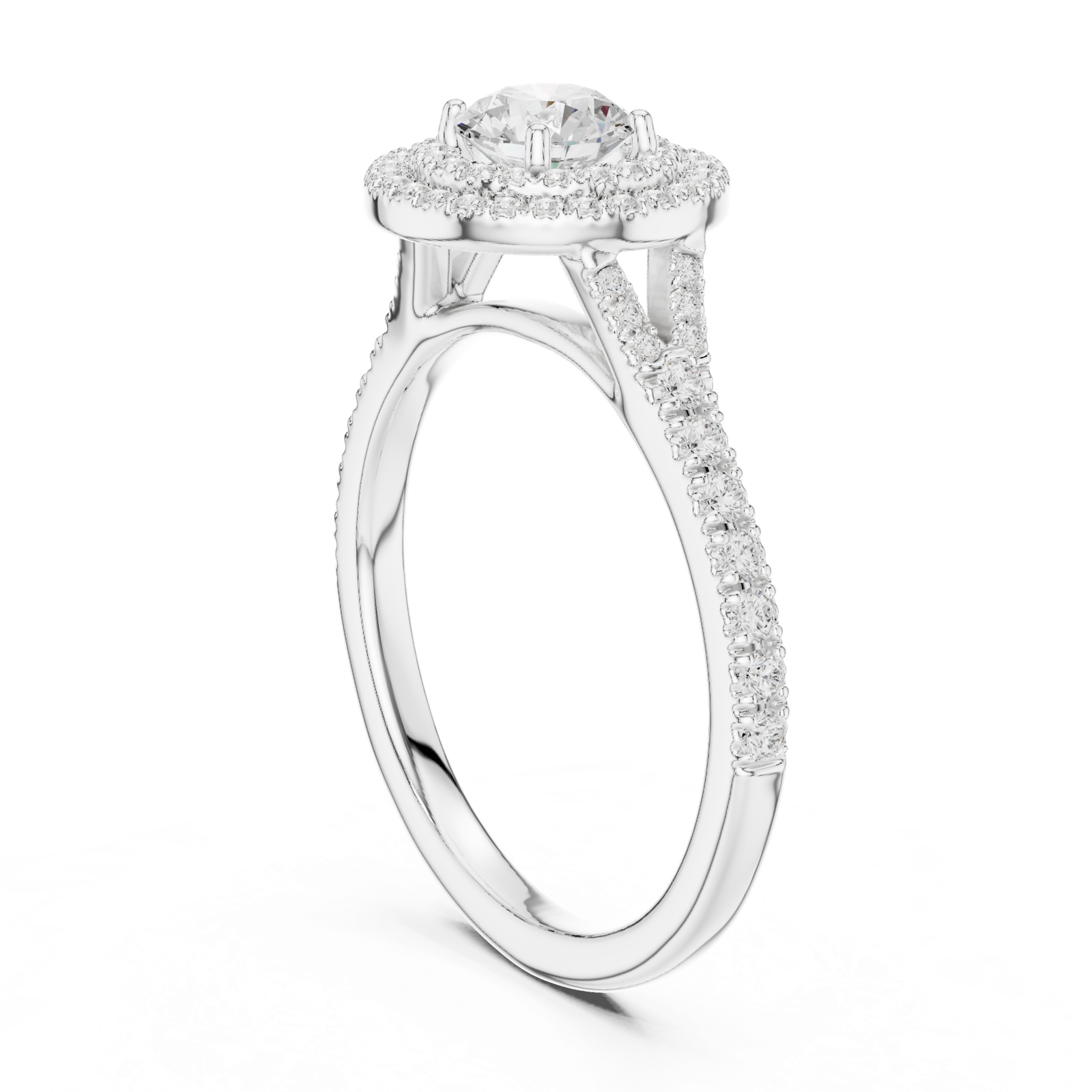 Gold Ring LR-0254, White Gold, view 1