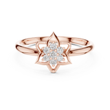 Gold Ring 1 (280), Rose Gold, view 4