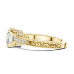Gold Ring DDLR-982, Yellow Gold, view 3
