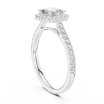 Gold Ring DDLR-916, White Gold, view 1