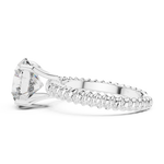Gold Ring LR-0026, White Gold, view 3
