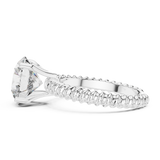 Gold Ring LR-0026, White Gold, view 3