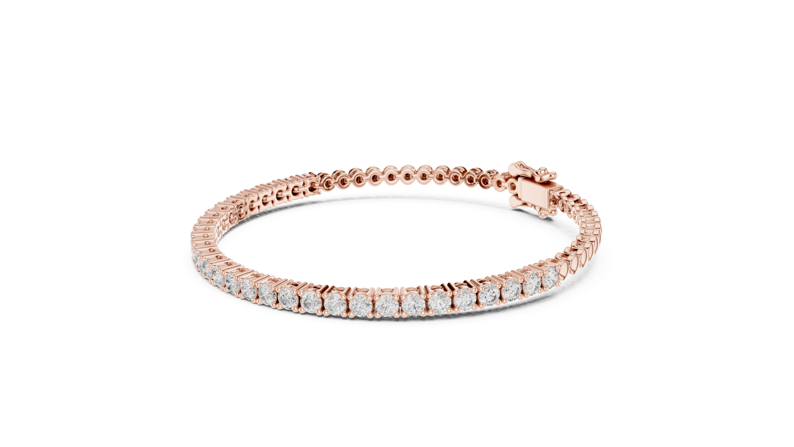 Gold Bracelet FBR0095-2.5-3, Rose Gold, view 1