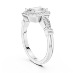 Gold Ring LR-0270, White Gold