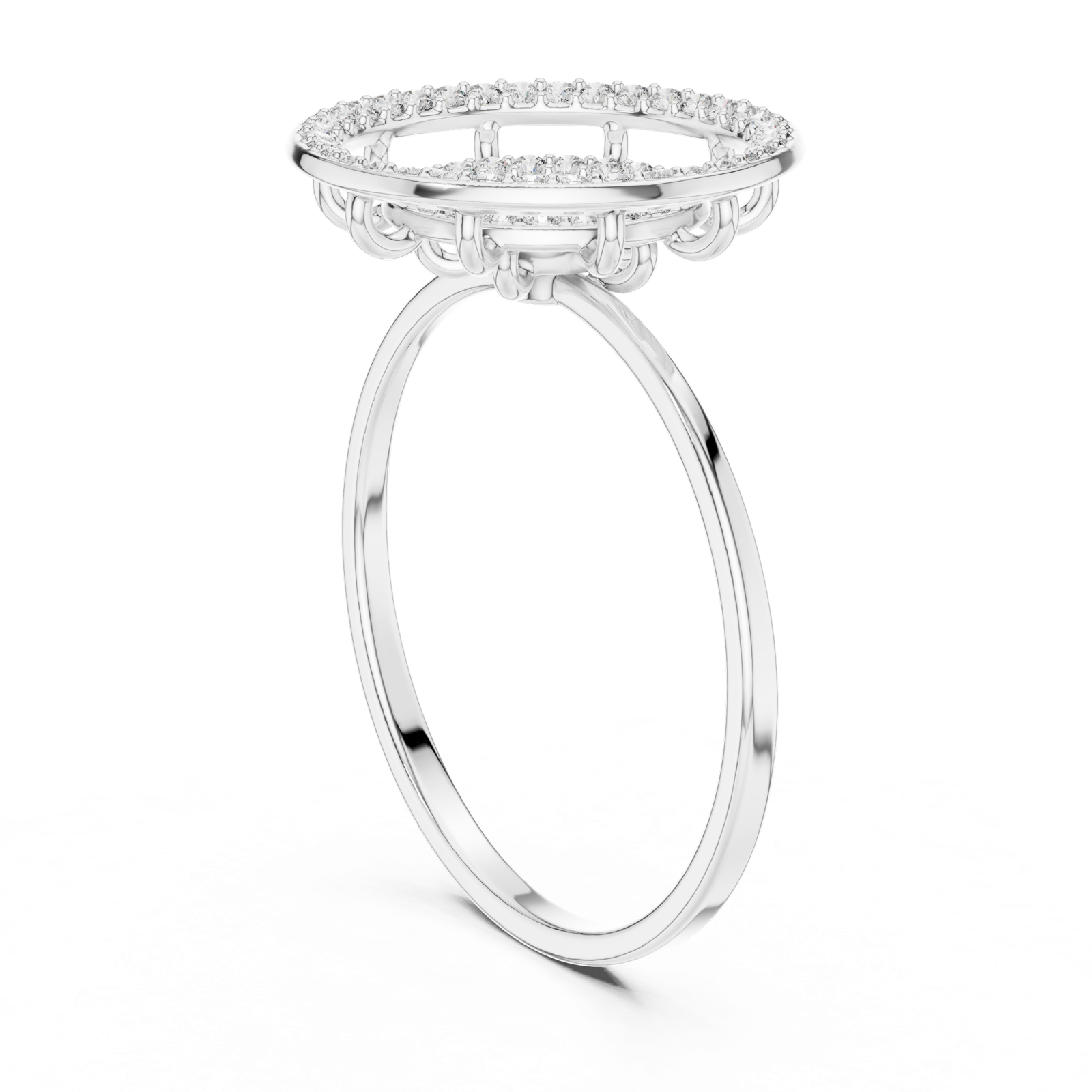 Gold Ring 1 (167), White Gold