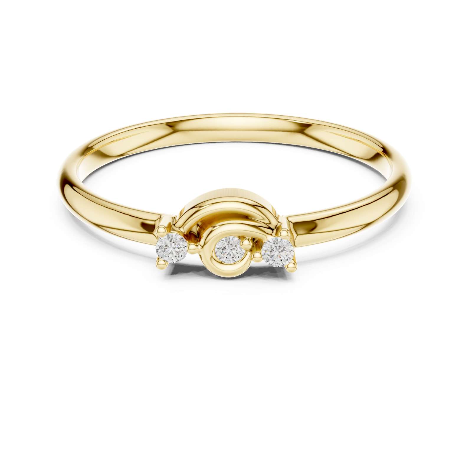 Gold Ring 1 (392), Yellow Gold, view 4