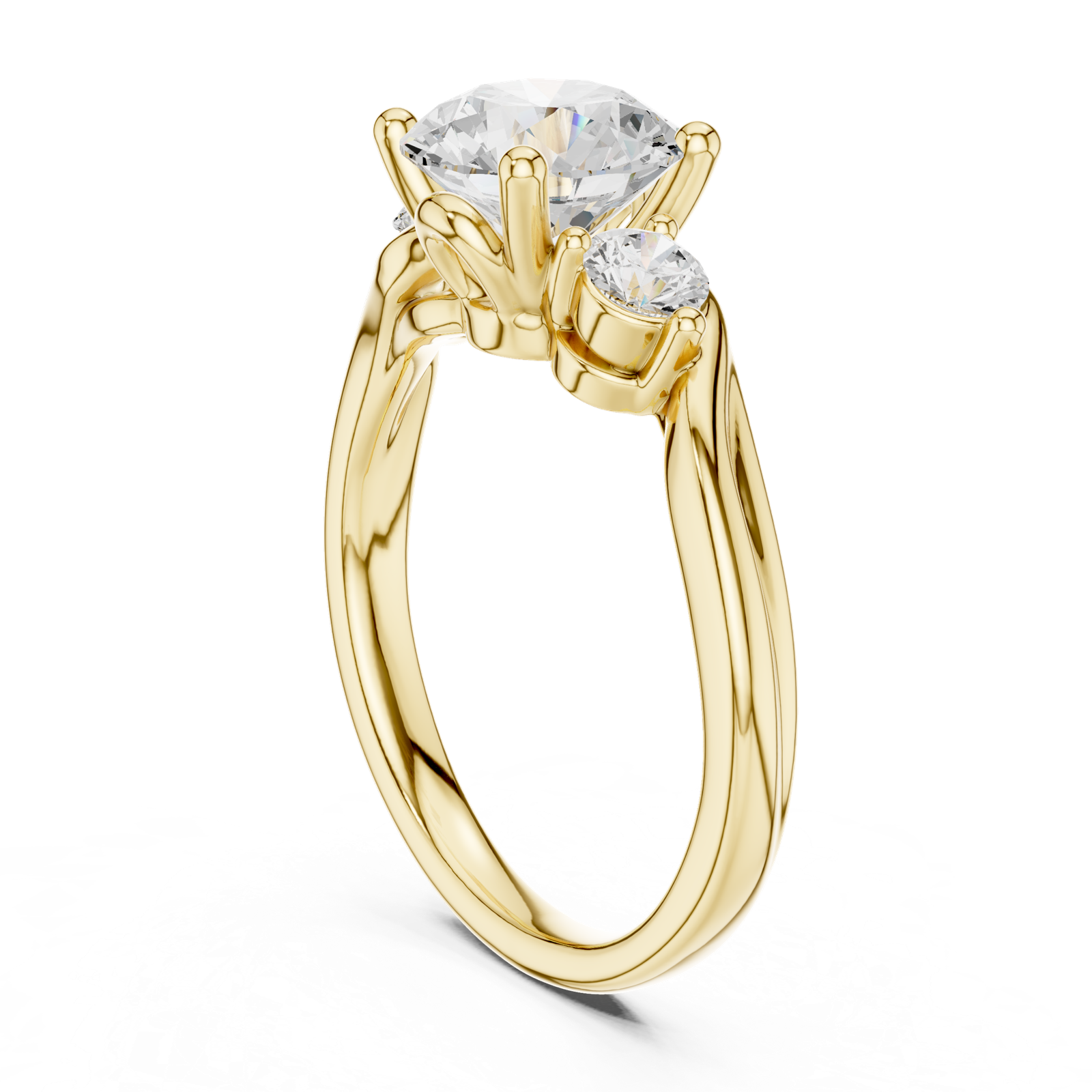 Gold Ring DDLR-272, Yellow Gold, view 1