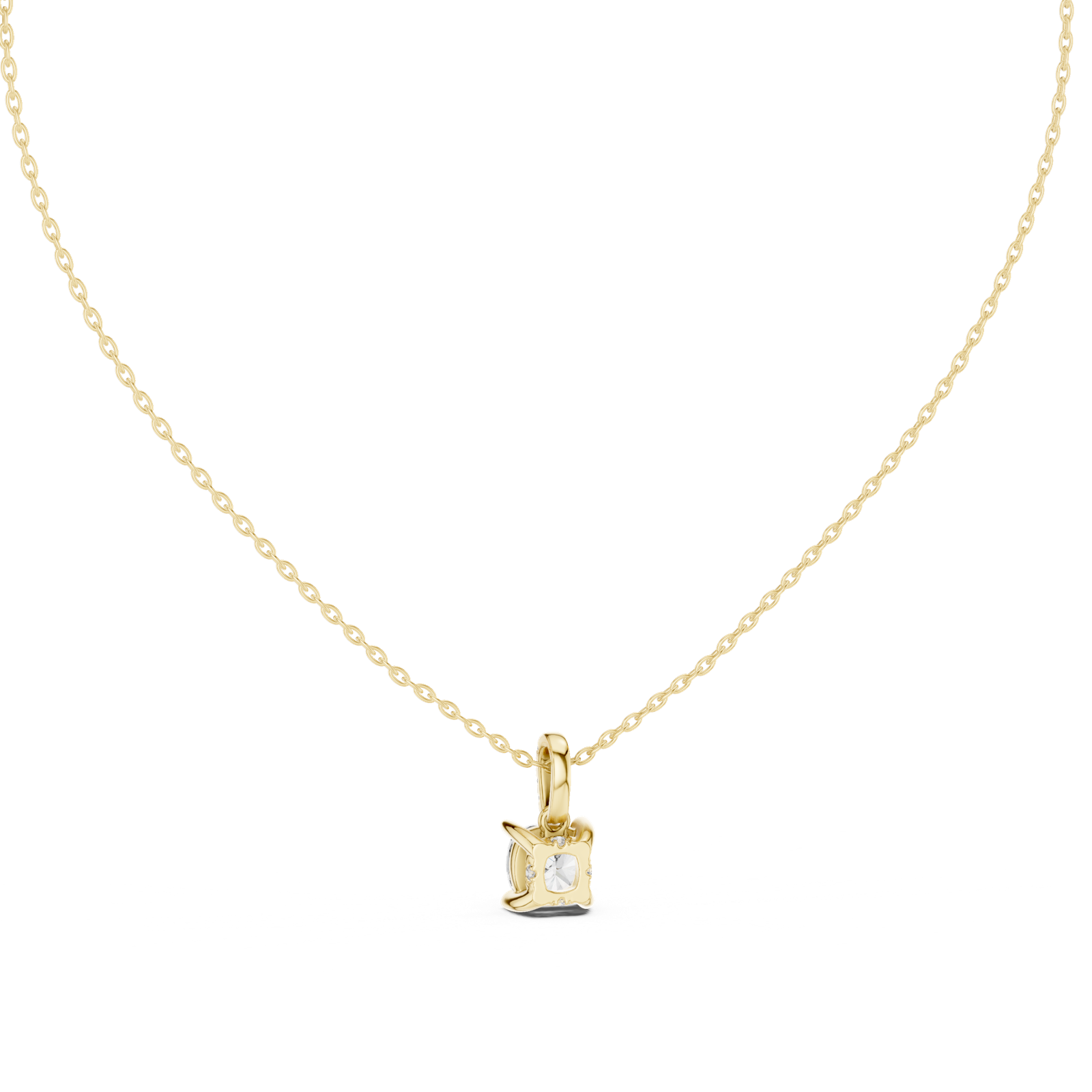 Gold Pendant GPD-0071, Yellow Gold, view 4