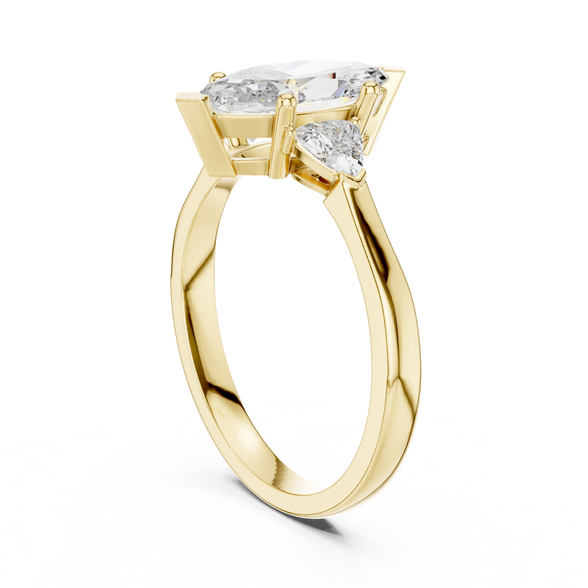Gold Ring 00001L (24), Yellow Gold, view 1