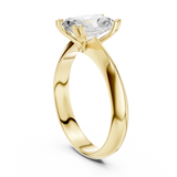 Gold Jewelry L36-8, Radiant center stone, Yellow Gold, view 1