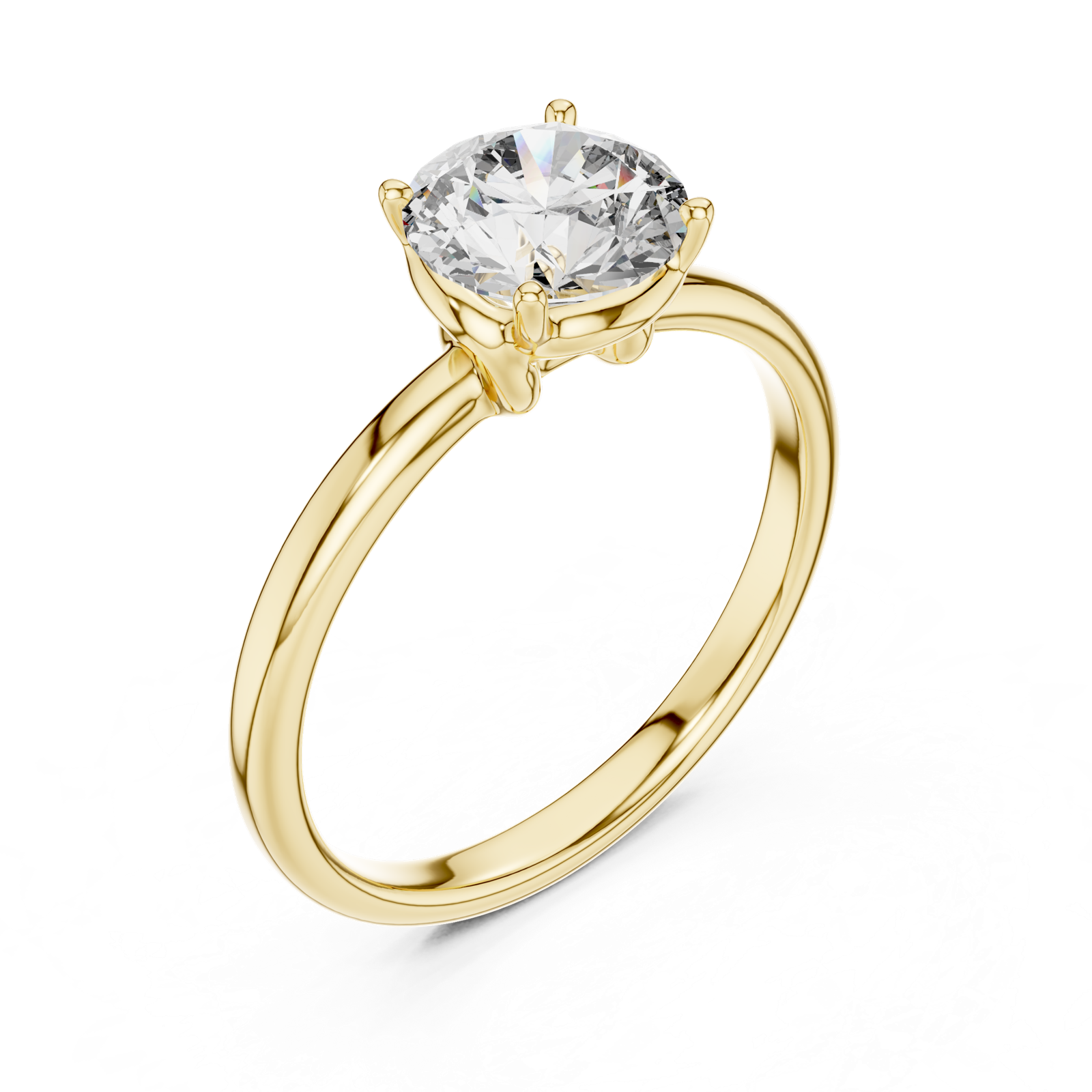 Gold Ring LR-0022, Yellow Gold, view 2