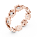 Gold Ring L22-R6, Rose Gold, view 2