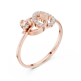 Gold Ring 1 (224), Rose Gold, view 2