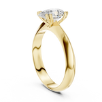 Gold Jewelry L36-8, Pear center stone, Yellow Gold, view 1