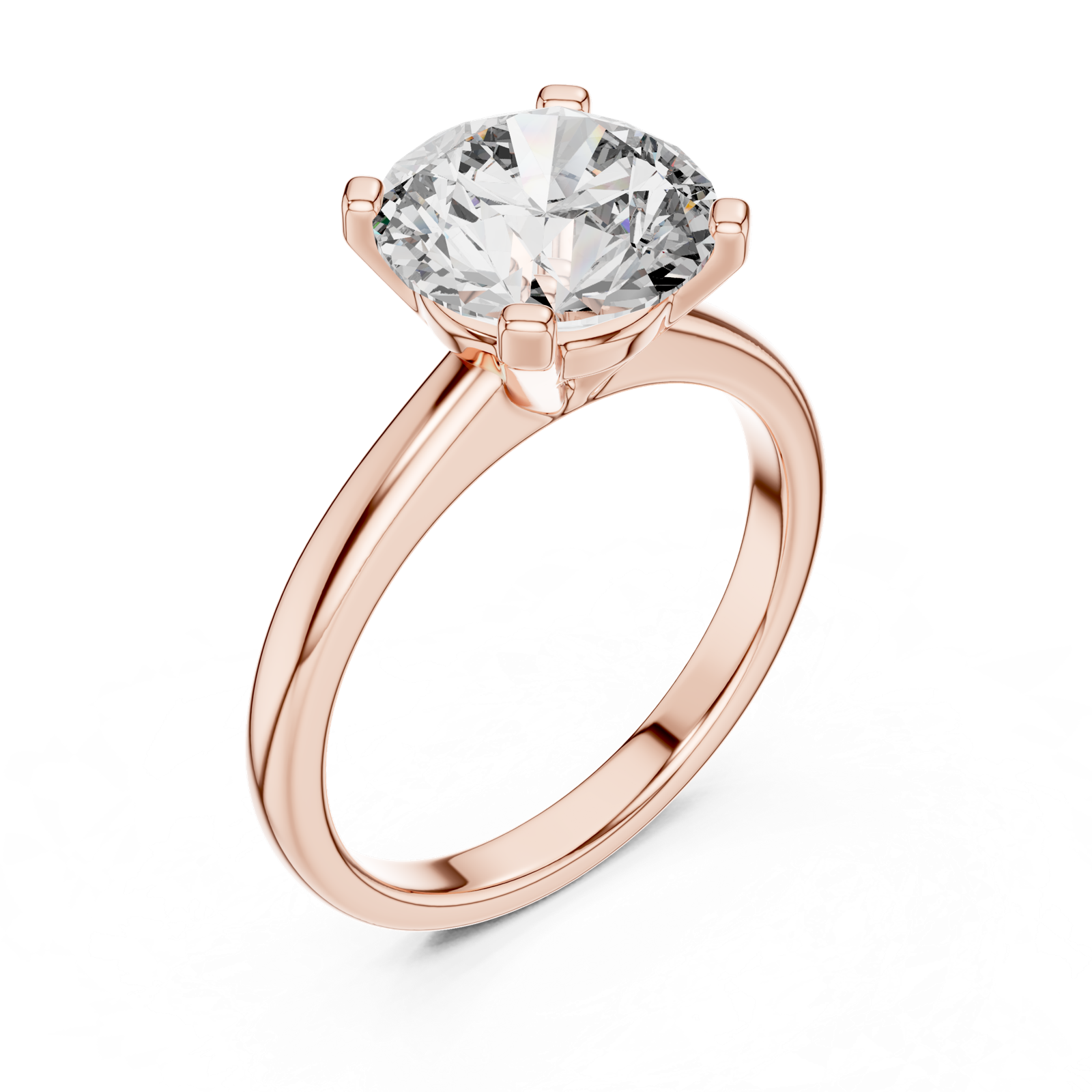 Gold Ring DDLR-065, Rose Gold, view 2