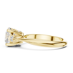 Gold Ring DDLR-278, Yellow Gold, view 3