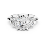 Gold Ring DDLR-902, White Gold, view 4