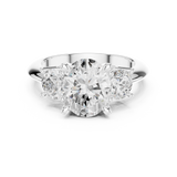 Gold Ring DDLR-902, White Gold, view 4