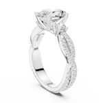 Gold Ring DDLR-1036, White Gold, view 1