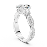 Gold Ring DDLR-1036, White Gold, view 1
