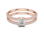 Gold Ring LR-0276, Rose Gold, view 4