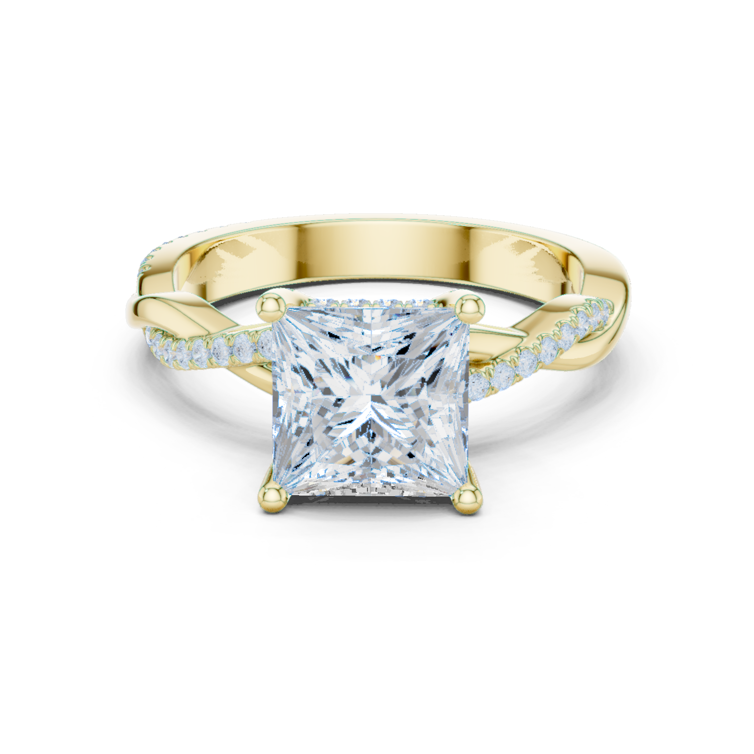 Gold Ring DDLR-883, Yellow Gold