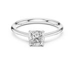 Gold Ring DDLR-801, White Gold, view 4