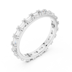 Gold Ring DDLR-231, White Gold, view 2