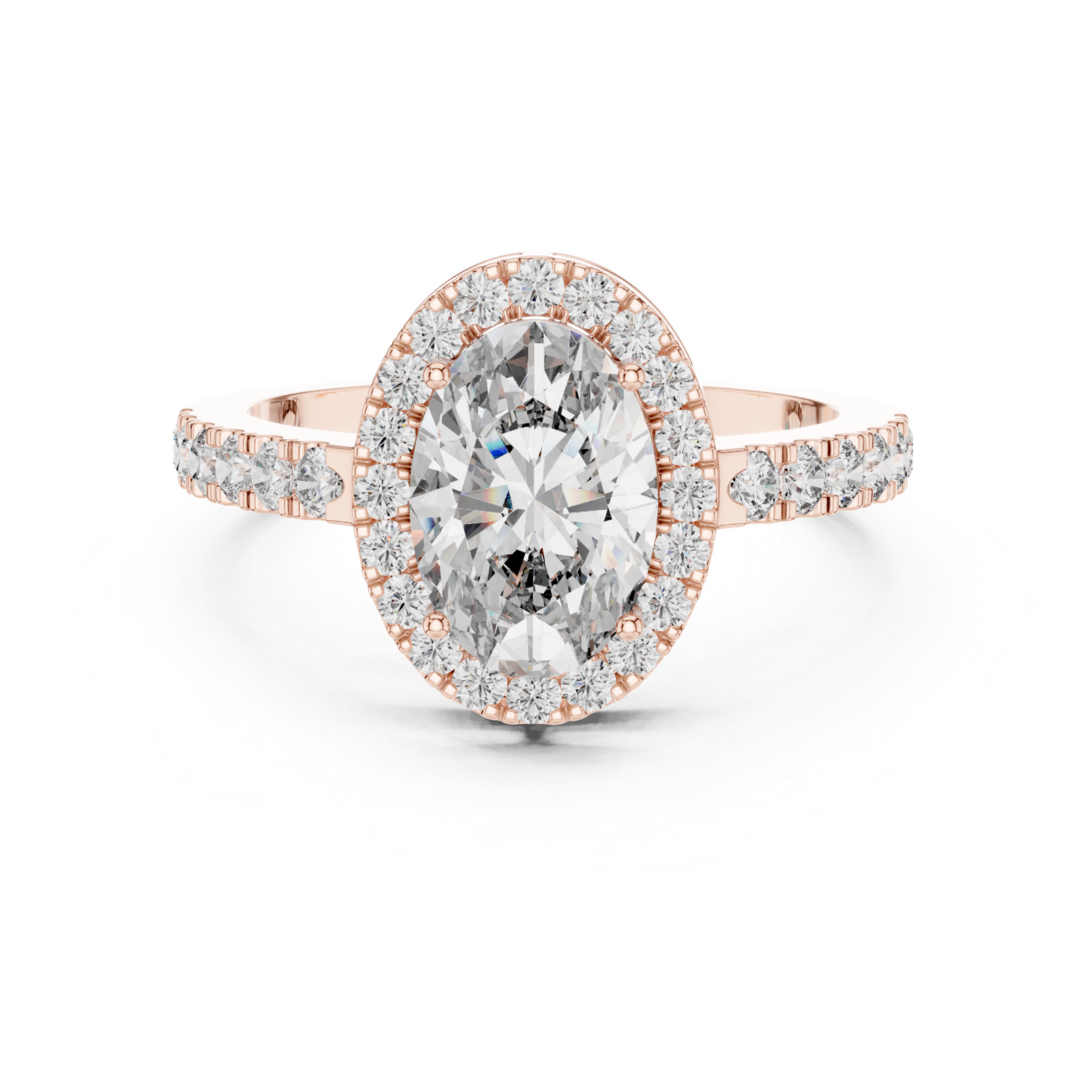 Gold Ring LR-0050, Rose Gold